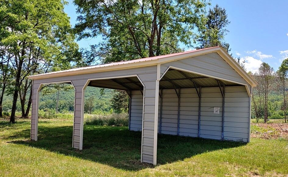 Viking Pole Barns Carport, Storage